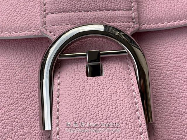 DELVAUX女包 春夏新款 Brillant系列手袋 德爾沃女手提包 女手腕包 Dv0020 粉色 Delvaux單肩包  fcs1333